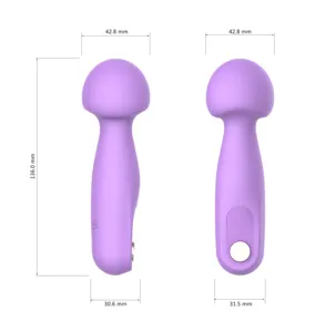 Customize Bendable Recover Luxury Stylish Waterproofing Magic Vibe Silicone Mini AV Wand Stick Vibe