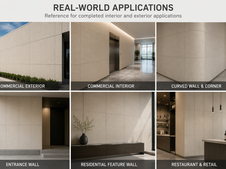Artificial Stone Linen Texture Waterproof Fireproof Wall Panel for ...