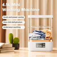 Lave-linge automatique mini portable rechargeable certifié CE, laveuse/sécheuse tout-en-un pour voiture et usage extérieur, en plastique