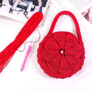 Nâng cấp 2mm tốt băng lụa móc Giày 100g rỗng chủ đề Crochet len Dép 100% Polypropylene sợi với mô hình nhuộm - Product Image 5
