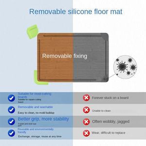 Silicone Cutting Board Non-Slip Feet <b>Pads</b> Kitchen Safety Anti-Slip Protectors <b>Practical</b> Kitchen Tools for Stable Cutting Boards - Product Image 4