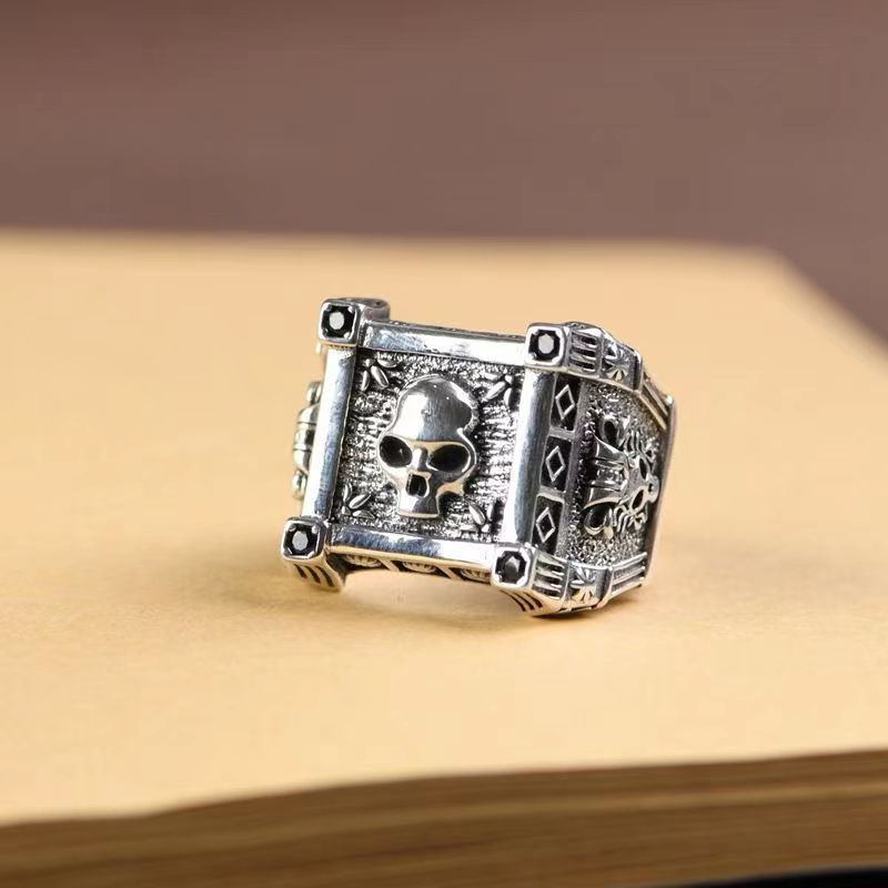 【希少レア】Vintage Skull Design RingSilver925 希少レア】Vintage Skull Design RingSilver925