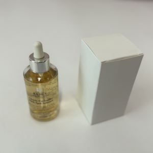 Boîte cadeau en carton recyclable personnalisée en cuir de vache blanc, noir et rouge pour l'emballage de cosmétiques, de soins de la peau, de sérum et de shampoing - Product Image 3