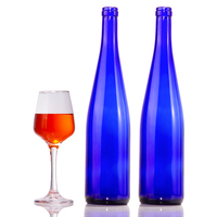 Bouteille de vin en verre dépoli créative en gros de 750 ml avec bouchon à vis et sérigraphie