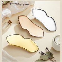 Outils Guasha en acier inoxydable de haute qualité argent or Rose or soins du visage outils de Massage Lifter
