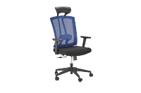 Chaise de bureau en maille à dossier haut moderne et luxueuse, design ergonomique confortable