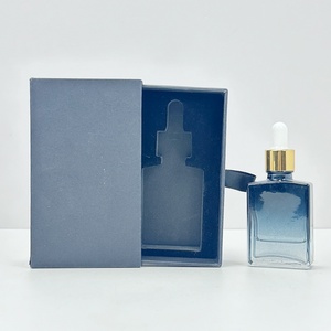 Custom <b>Box</b> Size120ml 60ml 1oz 2oz <b>White</b> Vacuum Emulsion Bottle Plastic Bottle With Black Paper <b>Box</b> Package - Product Image 4