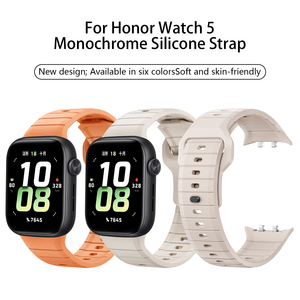 <span class=keywords><strong>Bracelet</strong></span> de <span class=keywords><strong>montre</strong></span> sport en silicone pour <span class=keywords><strong>Honor</strong></span> Watch <span class=keywords><strong>5</strong></span>, <span class=keywords><strong>bracelet</strong></span> de <span class=keywords><strong>montre</strong></span> en caoutchouc souple et réglable, <span class=keywords><strong>bracelet</strong></span> de <span class=keywords><strong>montre</strong></span> intelligent personnalisé - Product Image 2