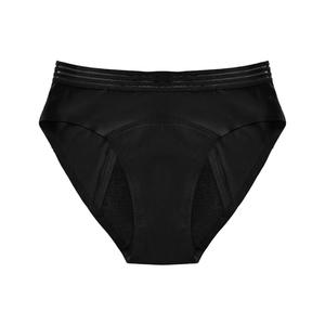 Distintivi mutandine a quattro strati a prova di perdite sottili per le donne/zie a vita bassa pantaloni taglie forti con nastro di tutti i giorni tinta in tinta - Product Image 2