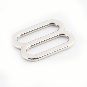 ห่วงรูปตัว D โลหะผสมสังกะสีปรับได้สองตำแหน่งสำหรับเข็มขัดกระเป๋าเป้สะพายหลังสีทึบ R053สไตล์คลาสสิก - Product Image 1