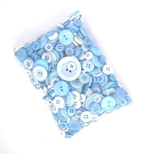 4 lỗ 2 lỗ đầy màu sắc nhựa may nút tròn may trên nút Phụ Kiện 9/10/11mm thủ công nút trẻ em thủ công tự làm - Product Image 3