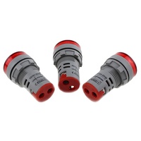 YUMO AC20-500V, AD101-22VM, Kualitas Tinggi, Lampu Indikator LED, Indikator Tipe Bulat Digital, Voltmeter