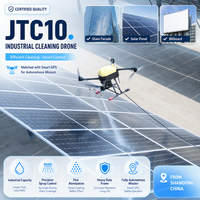 Drone de nettoyage de cheminées industriel haute pression à moteur sans balais pour le lavage des vitres extérieures des gratte-ciel
