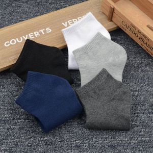 Men's Solid Color Ankle <b>Socks</b> Breathable No Show Casual Daily Use Summer <b>Socks</b> <b>Black</b> White Navy Gray - Product Image 2