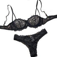 Lingerie sexy chaude de haute qualité, dentelle ultra-fine et confortable, ceinture triangulaire, fesses de levage, pure