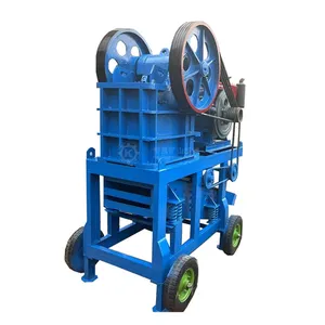 Cheap Price Small Big Capacity Primary Stone Mobile Machine Jaw Crusher For Construction Waste , Brick Factory , Rock Gold , Ore