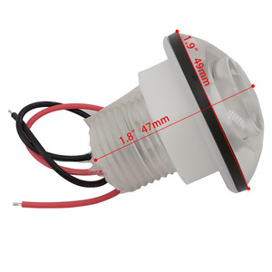 ISURE Marine Pièces Accessoires Bateau Led lumière Navigation lumière Lampe Pour Péniche Flottant Pantoon - Product Image 3