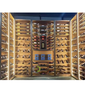 Professional Made <b>Wine</b> Display <b>Rack</b> <b>Wine</b> Display Shelf Wooden Stand and <b>Wine</b> <b>Cabinets</b> - Product Image 1