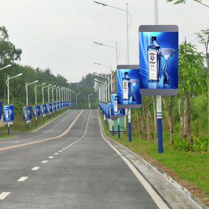 LED VISUAL <span class=keywords><strong>Diseño</strong></span> Publicidad Alto brillo P8 Poste Standing Street Pantalla LED - Product Image 3