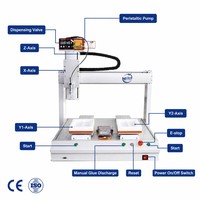 Machine de remplissage automatique de liquides, type pompe péristaltique, robot de distribution de colle à double axe Y, étalonneur de précision 4 axes Maistone