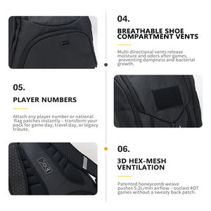 Kopbags Niños Mochila Escolar Fútbol Baloncesto Entrenamiento Mochila Estilo <span class=keywords><strong>de</strong></span> Moda Bolsa Deportiva - Product Image 5