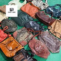 A14 Sacs d'occasion en gros, lots de sacs usagés, sacs en cuir véritable de seconde main pour femmes, sacs en cuir premium