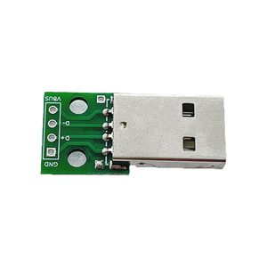 Adaptateur USB 2.0 A mâle vers 4 broches DIP, carte de dérivation, pas de 2,54 mm, pour connexion sur carte d'expérimentation et circuit imprimé - Product Image 2