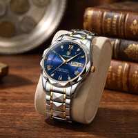 Nouveautés Mode Montre de luxe pour homme Montre-bracelet en acier inoxydable Montres à quartz lumineuses et étanches pour hommes