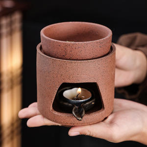 Brûleur d'aromathérapie chauffant pour huiles essentielles, diffuseur créatif en céramique pour encens et cèdre, rehausseur de parfum de thé pour spa à domicile - Product Image 1