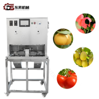 Commerciële appel- en perenhuid verwijderingsmachine, multifunctionele ronde fruit schilmachine voor appels, peren, tomaten en kiwi's.