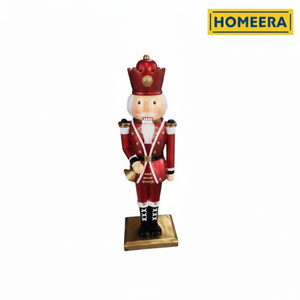 Bambola di schiaccianoci fatta a mano in resina piccola decorazione artigianale personalizzabile dimensioni 30cm scatola di 12 pezzi - Product Image 1