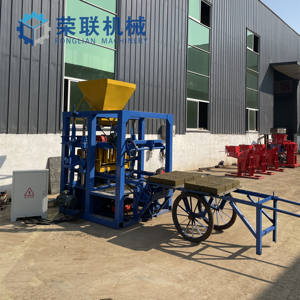 Fabrik Direkt vertrieb <span class=keywords><strong>Qt4</strong></span>-24 Profession elle Batch Beton Ziegel herstellung Maschine Fabrik Preis - Product Image 2