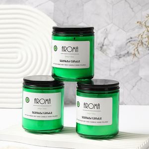 Bougie parfumée artisanale en cire de soja 200g, en pot cylindrique, à faire soi-même, pour l'aromathérapie, cadeau d'anniversaire - Product Image 1
