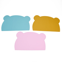 Napperon en Silicone pour enfant, résistant à l'eau, de qualité alimentaire, pliable, 1 pièce, 100%