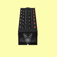 Boîtier de distribution d'alimentation en acier SOCAPEX 19 broches vers 12 voies pour montage en rack, modèle PB009, 20A 230VAC, pour équipement d'éclairage de scène et DJ