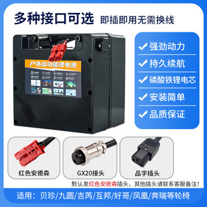 แบตเตอรี่รถเข็นไฟฟ้า LiFePO4 24V 500Ah สำหรับ Beizhen Jirui Hubang ใช้ได้กับรถเข็นทั่วไป - Product Image 4