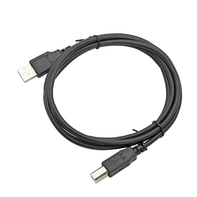Custom Length PVC Jacket Printer Flexible Flat Cable Type a to Type B USB 2.0 Printer Cable for HP Epson Canon
