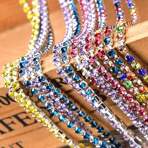 Oferta Especial: Cadena de Cristales de Imitación para Coser, Tamaños Ss6-Ss28, Cristales Brillantes con Engaste de Plata, Adornos de Diamantes para Manualidades, Accesorios para Vestidos y Ropa - Product Image 4