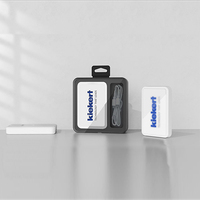 Momo 2423 10000mAh Plastik ABS Power Bank Portabel Pengisian Cepat 5W/10W/15W Input Nirkabel Micro USB