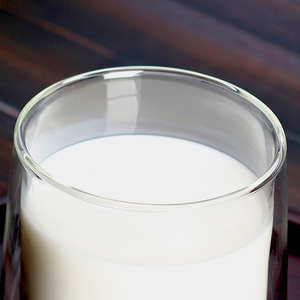 كوب بيرة زجاجي مزدوج الجدار سعة <span class=keywords><strong>16</strong></span> أونصة بدون غطاء زجاجي مع شعار مخصص - Product Image 2