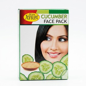Poudre de masque facial aux herbes Afrin au concombre pour le contrôle du sébum, éclat rafraîchissant de la peau, hydratation apaisante, soin du visage pour tous types de peau - Product Image 1