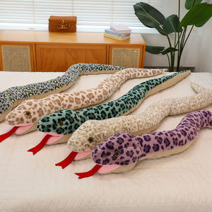 Logotipo personalizado 150cm Cobra Recheado Animal Pelúcia Mão Fantoche Cobra Gigante Anaconda Realista Listrado Listrado <span class=keywords><strong>Python</strong></span> - Product Image 5