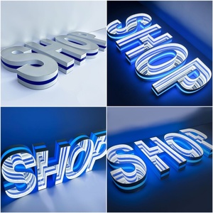 Custom 3D Infinity <b>Mirror</b> <b>Acrylic</b> Letters & Numbers Hotel Sign with 2700K Warm White LED Lighting - Product Image 6