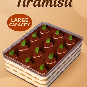 Nhựa Tiramisu <span class=keywords><strong>container</strong></span> lớn Mousse bánh trong suốt PS Vật liệu vật nuôi Tiramisu hộp cho thực phẩm bán buôn - Product Image 3