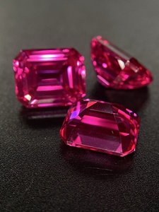 Grc Emerald Cut Certified Lab Grown Green Loose Gemstone Luxury Custom Synthetic Stone Gems Intense Pink Diamond 13*11mm - Product Image 5