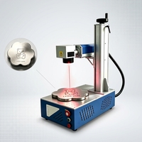 Machine de marquage laser à fibre intégrée Huike, petite taille, pour métal, coques de téléphone, accessoires informatiques, équipement de gravure de logo