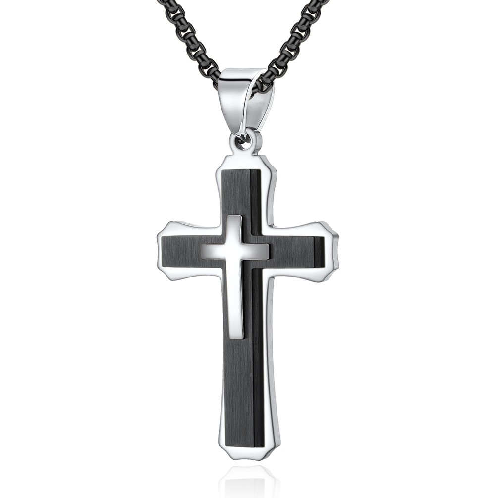 Silver Black Pendant