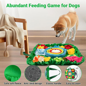 Tapis olfactif interactif pour chiens, jouet pour animaux de compagnie pour les garder occupés, puzzle pour chiens, gamelle à alimentation lente pour chiots, tapis de léchage pour friandises pour animaux de compagnie - Product Image 3