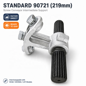 219mm Schneckenförderer Zwischenlager-Aufhängung für LSY <span class=keywords><strong>VAM</strong></span> SICOMA Kompatibel Präzisions-Druckguss Aluminium 90741 - Product Image 1