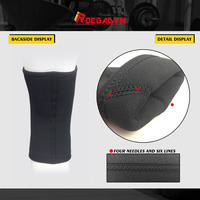 Powerlifting genou Compression manchon 7mm néoprène Fitness coussinets haltérophilie genou soutien orthèse Fitness sécurité